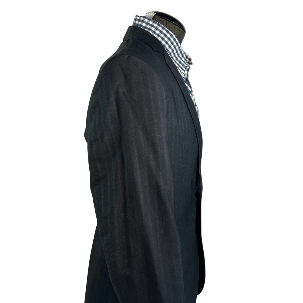 Dolce & Gabbana Martini Cotton Silk‎ Jacquard Black Gray Suit Made Italy 40